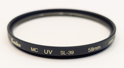 Kenko 58mm Filter MC UV SL-39 Camera Lens Protection Clear Japan
