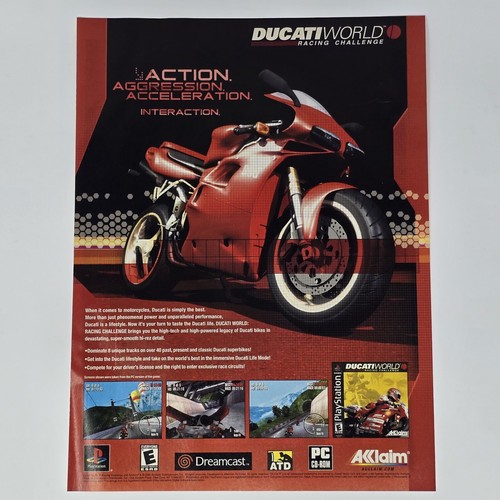 Ducati World Pour Sega Dreamcast - Version PAL, Neuve Sous Blister (Italie/Espagne)