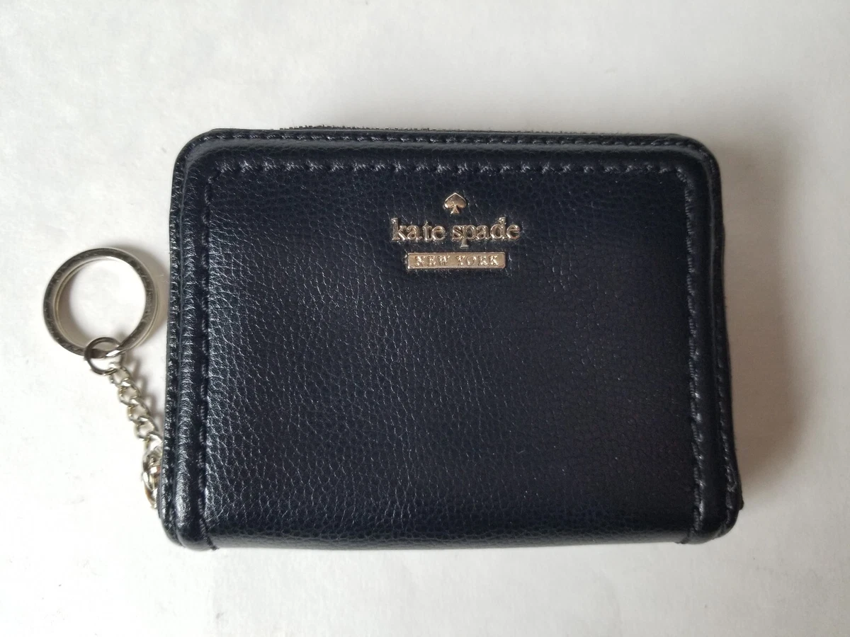 Black kate spade keychain wallet Clearance