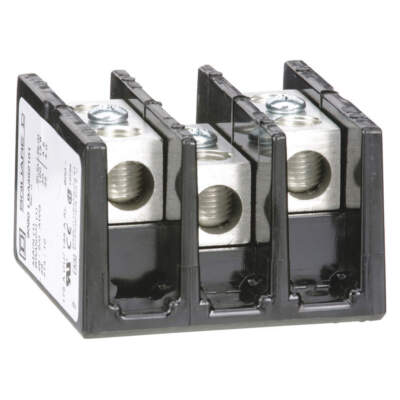 SQUARE D 9080LBA362101 Power Distr Block,Al/Cu,600V AC/DC 2DD65