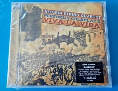Vitamin String Quartet: Performs Coldplay's Viva La Vida (CD, 2008) NEW J82+