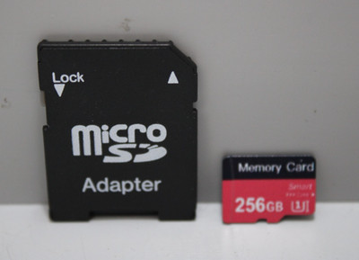 256GB microSD Speicherkarte mit SD Adapter für Handy/Kamera Hochgeschwindigkeit