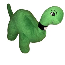 Sinclair Gas Oil Mascot Green Brontosaurus Dinosaur 13x9 " Promotional Plush