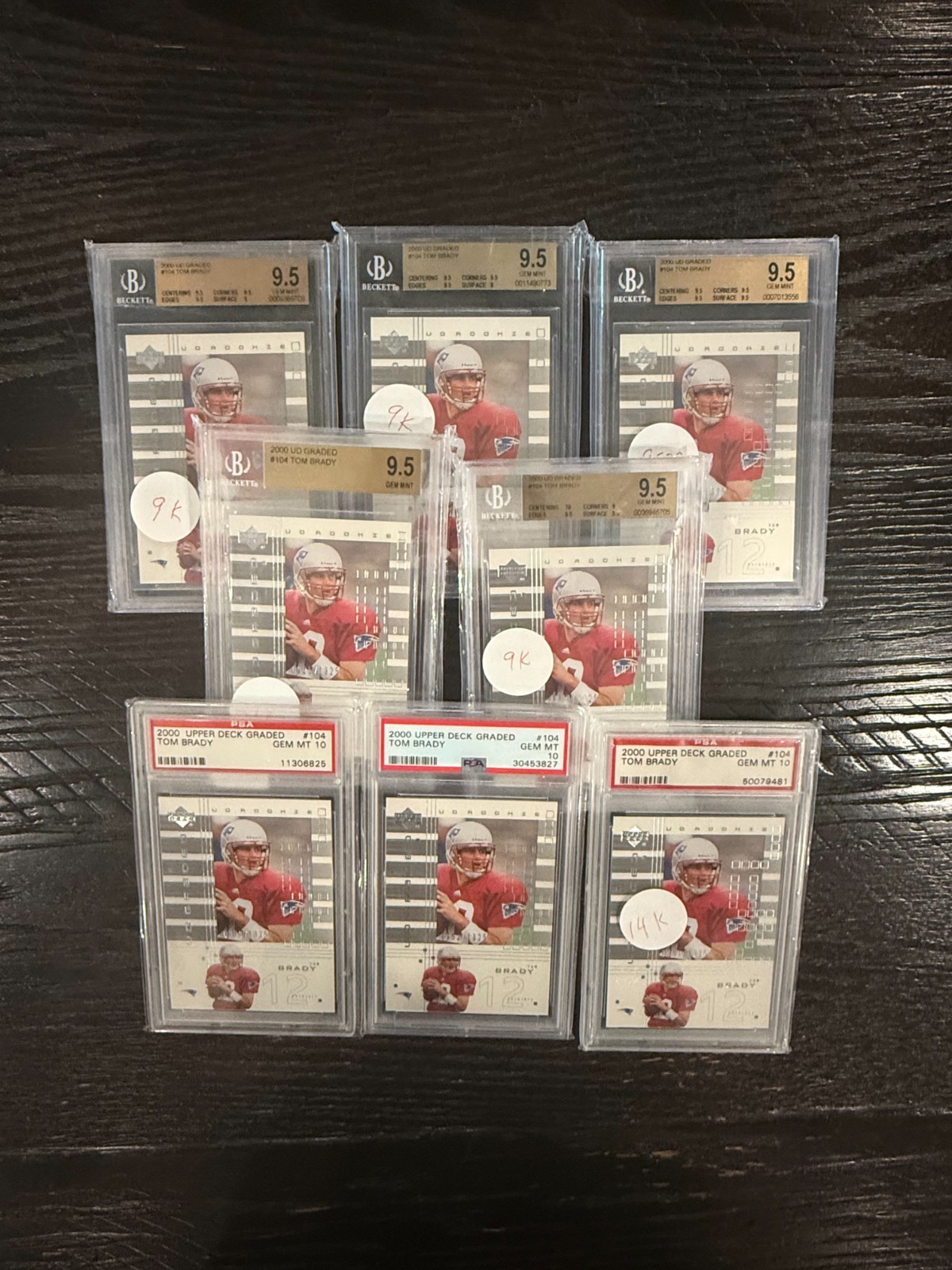 2000 Tom Brady Super Rookie Collection 200+ card lot SPX/CONTENDERS/EX, etc GOAT view 14