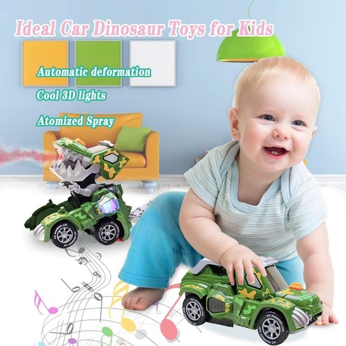 Dinosaur Toys for 1 2 3 Year Old Boys,Toys Moving Dino Transforming Car,Dinos... - Picture 6 of 6