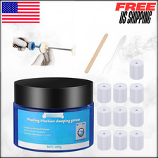 Washing Machine Damping Grease 3.5oz With 10 Foam Inserts For Suspension Rods