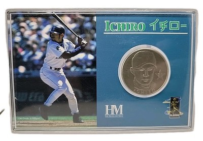 2001 THE HIGHLAND MINT ICHIRO SUZUKI  HOF ROOKIE RC COIN LIMITED TO 2001 MLB