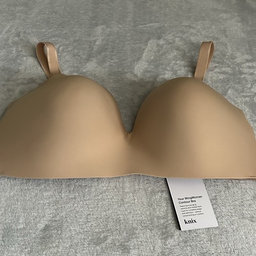 knix BH 40DD Wing Woman Contour sand kabellos Komfort geformte Cups Seitenabdeckung - Bild 1 von 13