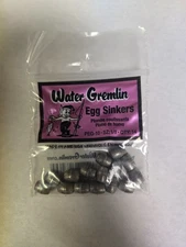 (12) Packs Water Gremlin 1/8 Oz Egg Sinkers Size 1/8