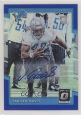 2017 Donruss Optic Rookies Blue Auto 40/75 Jarrad Davis #110 Auto 1u6