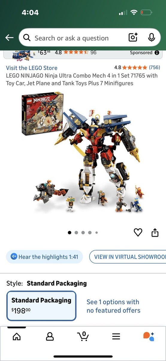 Ninjago Ninja Ultra Combo 71765 1104 Pcs Brand New Sealed In The
