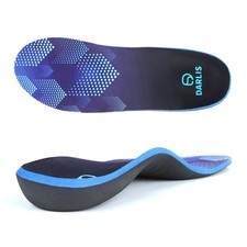 Heavy Duty Support Pain Relief Insoles, 220 lbs Plantar Fasciitis High Arch ...