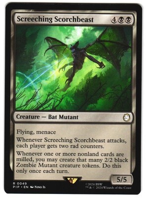 Screeching Scorchbeast 49 Universes Beyond: Fallout NM MTG