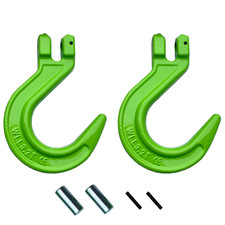 2 Pack 38 G80 Clevis Foundry Hook 7055 Lbs Wll For Towing Rigging 2 Pack 38 G80 Clevis Foundry Hook 7055 Lbs Wll For Towing Rigging