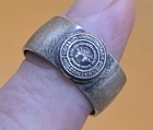VTG~OHIO UNIVERSITY~SIGILLUM UNIVERSITATIS OHIENSIS~STERLING~SILVER~COLLEGE~RING