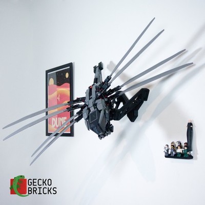 Articulating Wall Mount Display LEGO Icons Dune Atreides Royal Ornithopter 10327