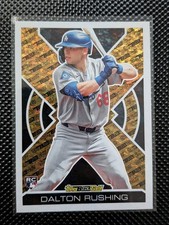 2025 Topps Update Series - Topps Black Gold SP Dalton Rushing #BG-4 RC Dodgers 