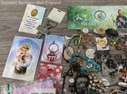 Religious Items Lot w. Rosaries Angels WWJD Crosses Prayer Beads Necklaces — photo 2