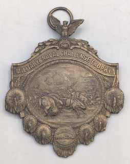 1878 Military and Naval Challenge Trophy medal planchet only with ring no ribbon