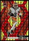 2025 Panini Mosaic Football Choice Fusion Red and Yellow Jerry Jeudy #83