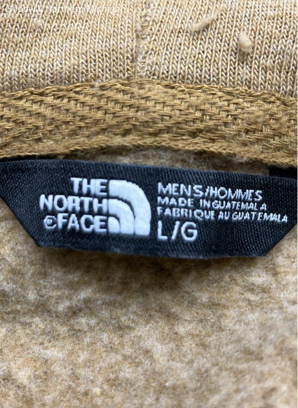 Men's THE NORTH FACE Solid Brown Pullover - Size L - image 3