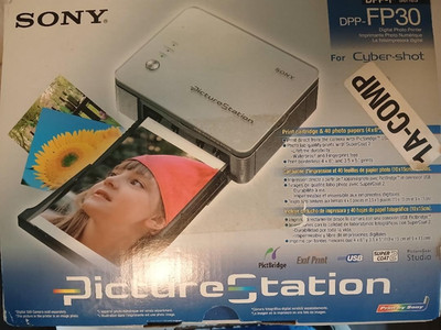 Sony Digital Photo Printer For Cybershot w/ Photo Paper DPP-FP30 New Open Box