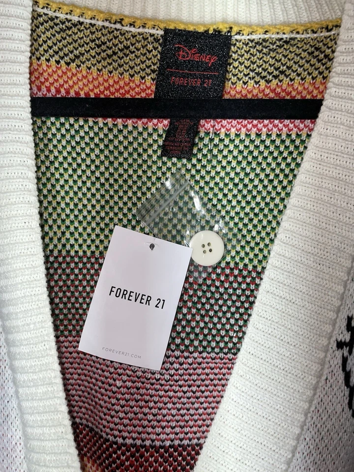 Cárdigan Disney Holiday Mickey & Friends de Forever 21 talla M Foto 4 de 4