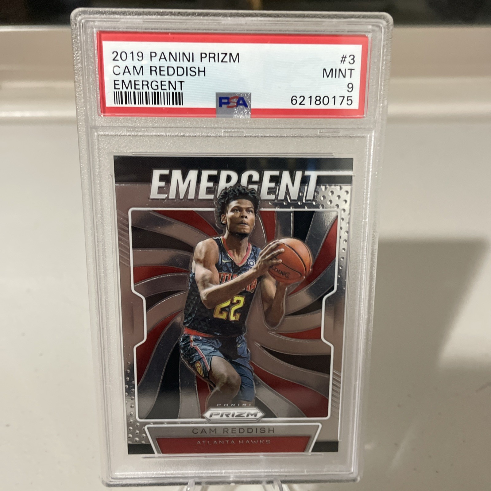 Cam Reddish 2019 Panini Prizm Emergent #3 PSA 9 Rookie