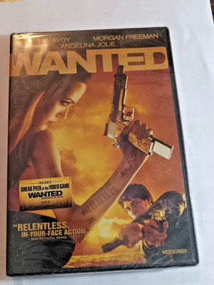 Wanted (DVD, 2008, Widescreen) NEW
