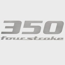 Yamaha Boat Outboard Decal 1135010 | 350 Four Stroke Light Gray