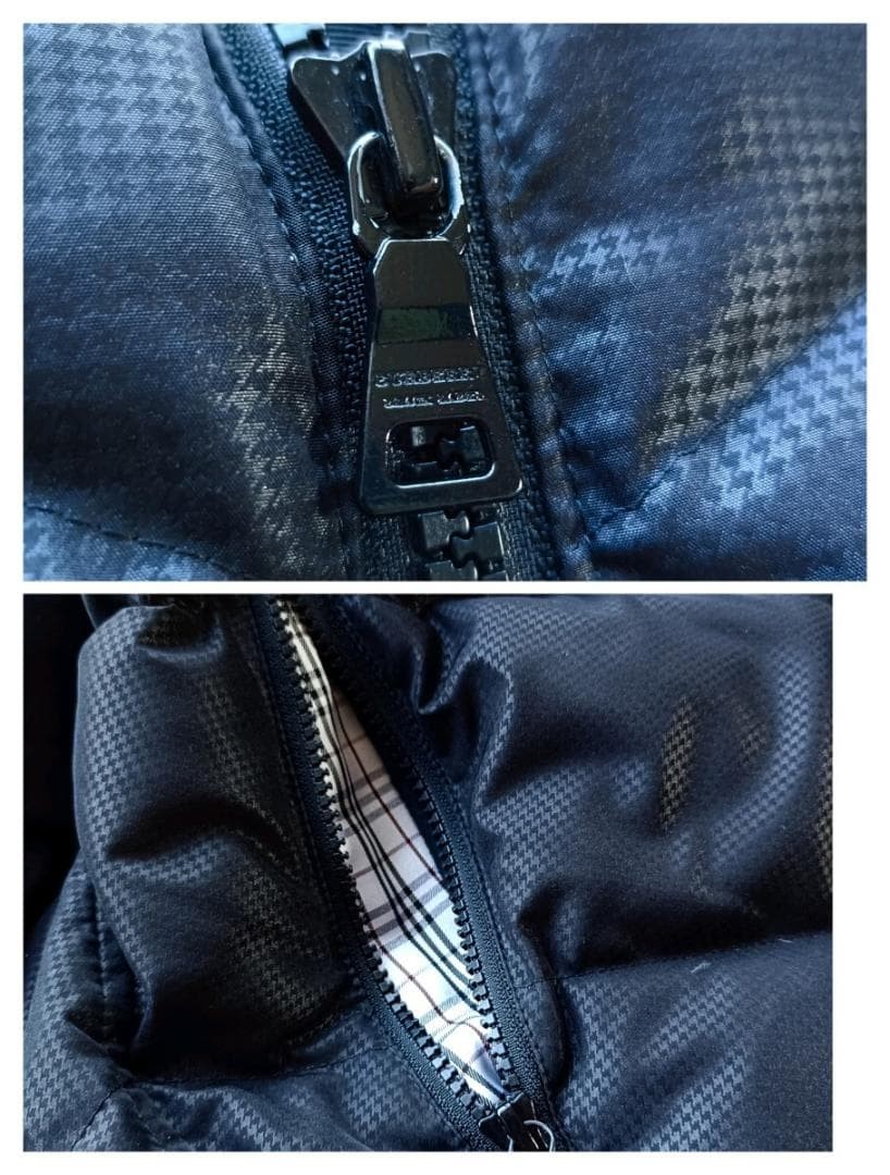 Burberry Black Label Down Jacket Houndstooth Nova… - image 13