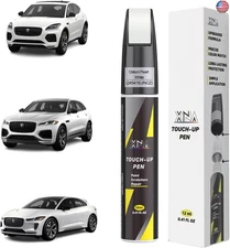 XNA Ostuni Pearl White(2454/1EJ/NCZ) for Jaguar Touch Up Paint, 2 in 1 Car