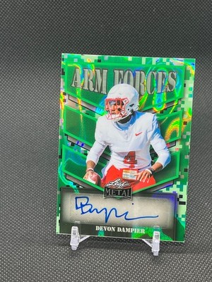 2025 Leaf Metal Arm Forces Devon Dampier #/5 Utah Rookie RC Auto SSP