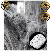 Halloween Spinnennetz Deko 200G Baumwolle Mit 50 Spinnen FüR Party Deko