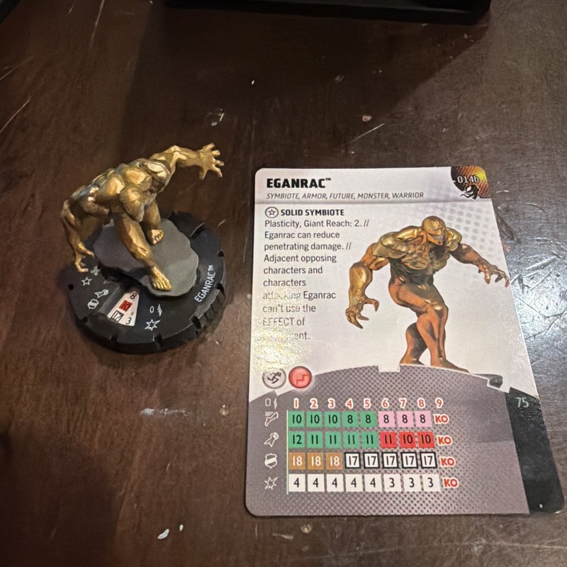 Marvel Heroclix Venom - #014b Eganrac Chase w/ card! 