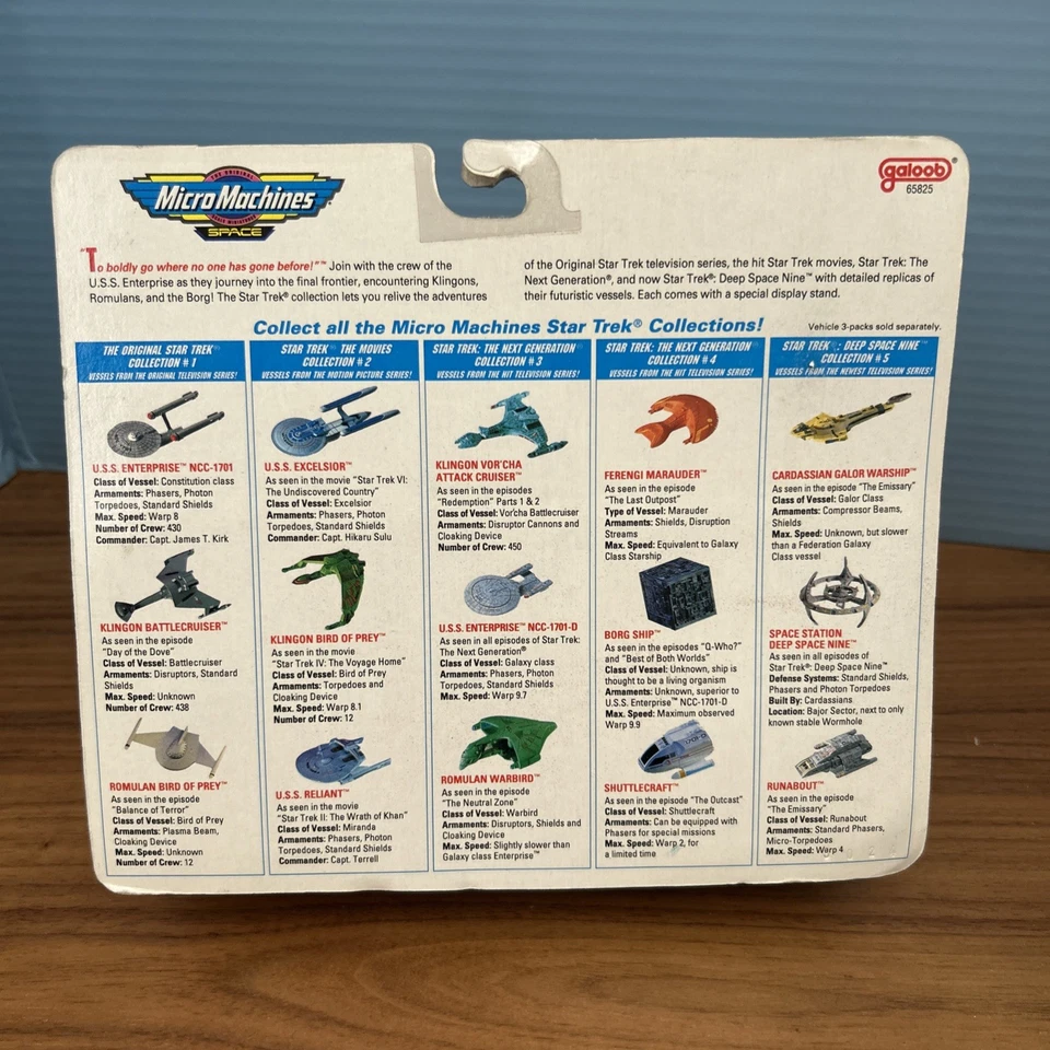 Micro Machines Star Trek The Next Generation 65825 Collection 4 - Image 2 of 3