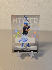 2025 Leaf Baseball Nation Dean Moss /15 Auto Pure Hitter Silver Crystals