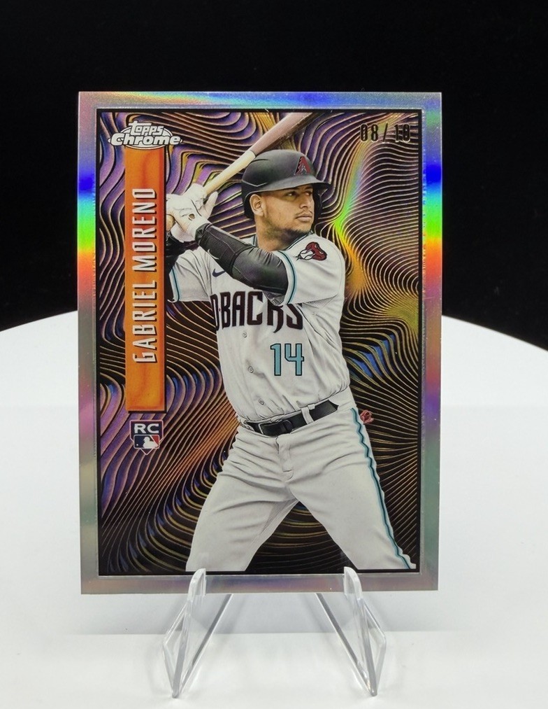 2023 Topps Chrome  Gabriel Moreno Expose Refractor /10 RC Rare SSP Case Hit