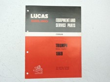 1969 Lucas Girling Triumph Equipment Service Parts T120r Tr6r Tr6c T150 L11837 1969 Lucas Girling Triumph Equipment Service Parts T120r Tr6r Tr6c T150 L11837