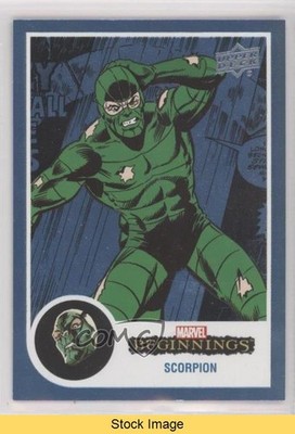 2022 Marvel Beginnings Vol 2 Series 1 Flipped FX Blue 123/125 Scorpion READ jc3