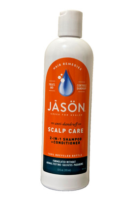 Jason Natural Products  Anti-Dandruff Scalp Care Shampoo  1 Each  12 Oz