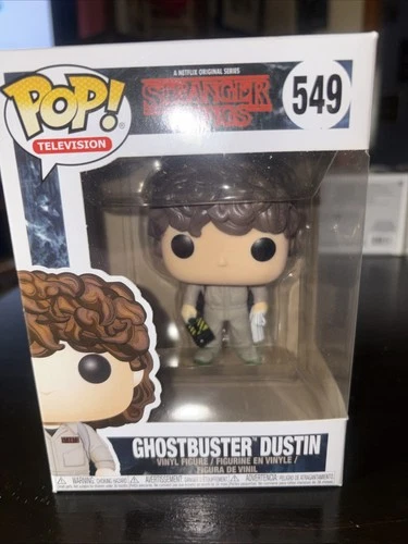 Funko Pop Television: Stranger Things - Dustin Ghostbusters (Damaged Box)