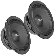 Timpano 6.5 Inch Shallow Midrange Speaker 500 Watts TPT-MR6-4 PRO Bundle 6.5 ...