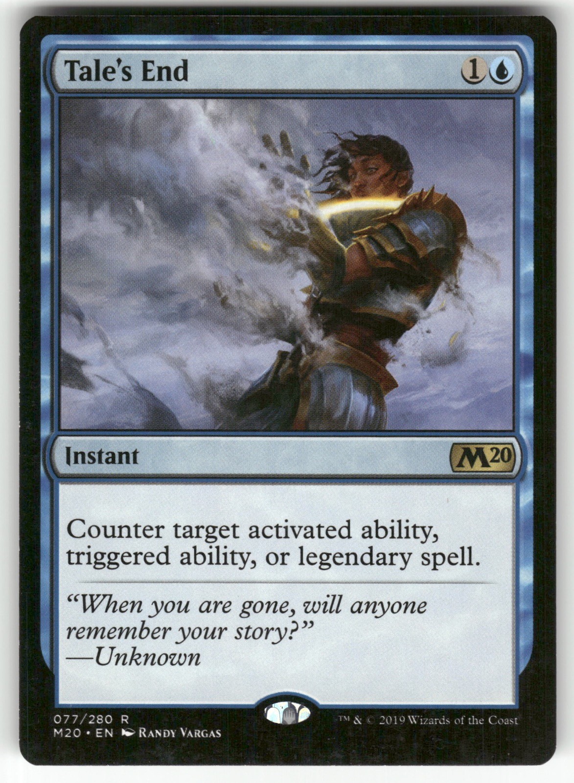Tale's End 77 Rare Core Set 2020 Magic: The Gathering Near Mint