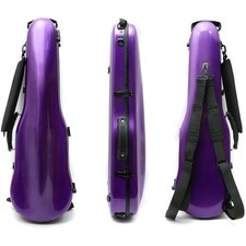 Dazzling Hard Shell Violin Case 4/4 Full Size Strong Flight Carbon Fiber Viol...