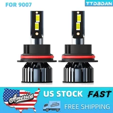  9007 LED Headlight Bulbs Kit High/Low Beam Super Bright 6000K Cold White 