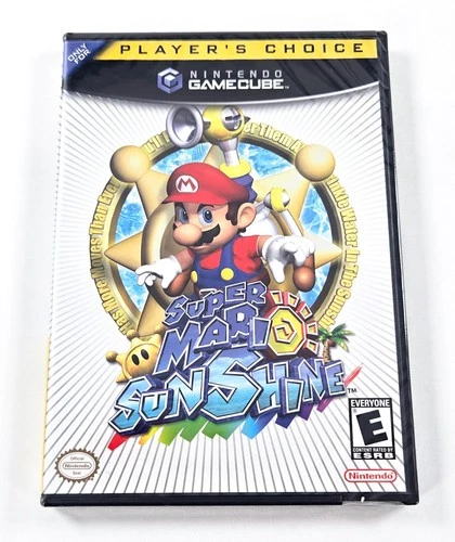 SUPER MARIO SUNSHINE NEW SEALED 2002 Authentic Nintendo Gamecube Player's Choice