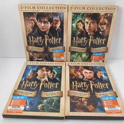 Harry Potter Complete Series 1-8 Film Collection Set DVD Lot Of 8 Movies