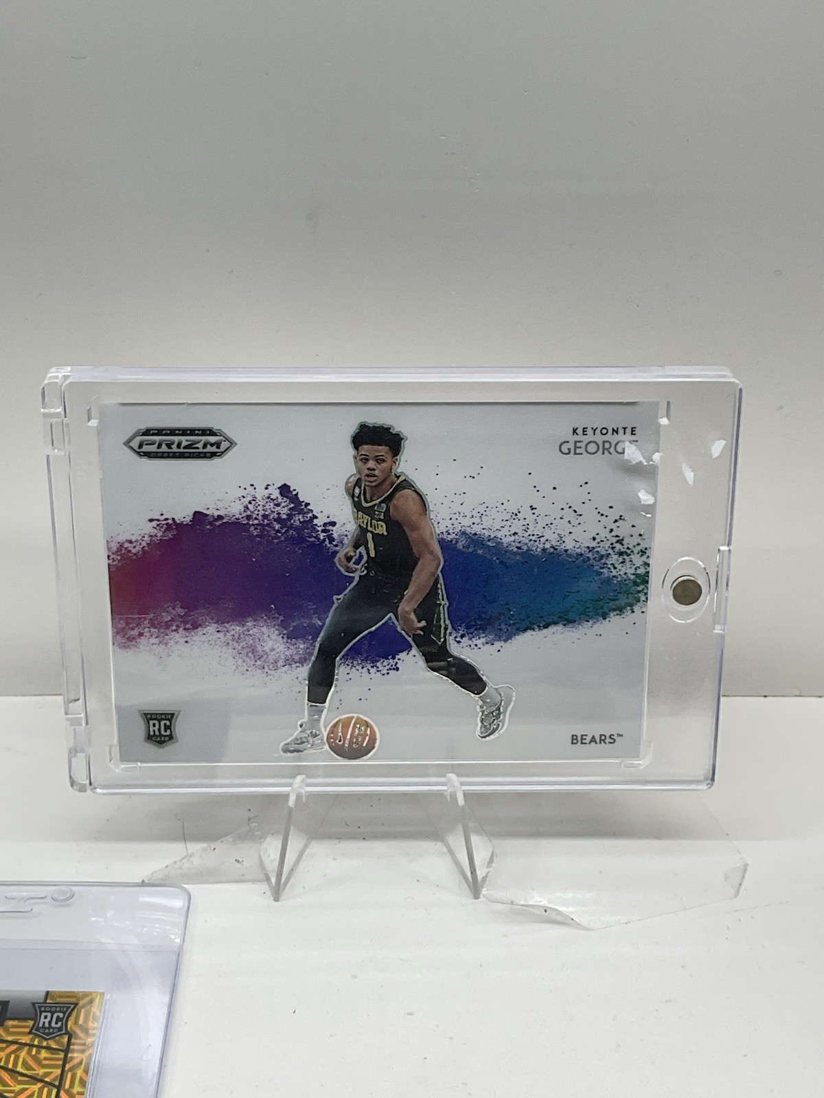 2023 Panini Prizm Draft Picks Keyonte George White Color Blast RC #12 Case Hit