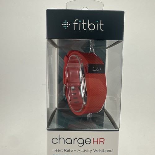 Fitbit Charge HR Wireless Activity Wristband Orange Size Large BRAND NEW SEALED - Picture 2 of 12